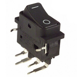 C & K DPST, On-Off Rocker Switch Panel Mount