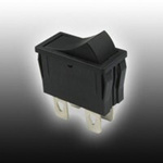 Nidec Components DPST, On-None-Off Rocker Switch Panel Mount