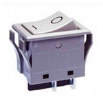 NKK Switches DPST, On-Off Rocker Switch Panel Mount