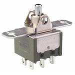 NKK Switches, On-On-On Rocker Switch Panel Mount