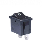 NKK Switches SPST, On-Off Rocker Switch Panel Mount