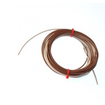 RS PRO Thermocouple Wire, PTFE Sheath Single Shot, Type T, 1/0.376mm, Unscreened, 50m