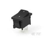 TE Connectivity SPST, Off-On-Off Rocker Switch Panel Mount