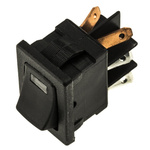 C & K Illuminated DPST, On-Off Rocker Switch Panel Mount