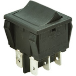 Arcolectric (Bulgin) Ltd DPDT, On-Off-On Rocker Switch Panel Mount