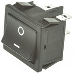 TE Connectivity DPST, On-Off Rocker Switch Panel Mount