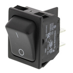 TE Connectivity DPST, On-Off Rocker Switch Panel Mount