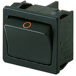 Marquardt Double Pole Single Throw (DPNO), (On)-Off Rocker Switch Panel Mount