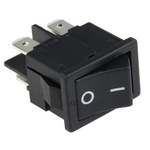 Marquardt DPST, On-None-Off Rocker Switch Panel Mount
