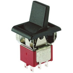 TE Connectivity DPDT, On-None-(On) Rocker Switch Panel Mount