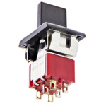 TE Connectivity DPDT, (On)-Off-(On) Rocker Switch Panel Mount
