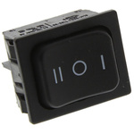 Marquardt DPDT, On-Off-On Rocker Switch Panel Mount