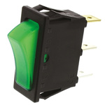 Molveno Illuminated SPST, On-None-Off Rocker Switch Panel Mount