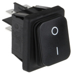 Molveno DPST, On-None-Off Rocker Switch Panel Mount