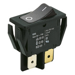 Marquardt DPST, On-None-Off Rocker Switch Panel Mount