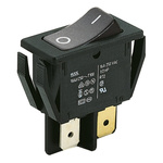 Marquardt DPST, On-None-Off Rocker Switch Panel Mount