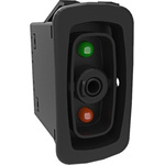 Carling Technologies Illuminated SPST, On-(On) Rocker Switch Panel Mount