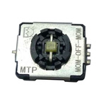 RS PRO, 3 Position Mom-Off-Mom Push-Rotary Switch, 50 mA, Solder