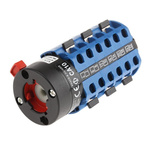 Kraus & Naimer, 6P 2 Position 60° Double Throw Cam Switch, 20A