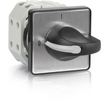RS PRO, 3P 2 Position 90° Rotary Cam Switch, 500V ac, 25A, Knob Actuator