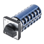 Kraus & Naimer, 3P 4 Position Multi Step Cam Switch, 50A, Knob Actuator