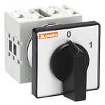 Lovato, 3P 2 Position 60° On-Off Cam Switch, 20A, Knob Actuator