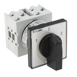 Lovato, DPDT 3 Position 60° Changeover Cam Switch, 20A, Knob Actuator