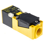 Turck Inductive Block-Style Proximity Sensor, 50 mm Detection, PNP Output, 10 → 30 V dc, IP68