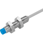 Festo Inductive Barrel-Style Proximity Sensor, M8 x 1, 2.5 mm Detection, NPN Output, 10 → 30 V dc, IP65, IP67