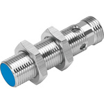 Festo SIEH Series Inductive Barrel-Style Proximity Sensor, M12 x 1, 4 mm Detection, PNP Output, 10 → 30 V dc,
