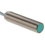 Pepperl + Fuchs Inductive Barrel-Style Proximity Sensor, M12 x 1, 4 mm Detection, NPN Output, 5 → 36 V dc, IP68