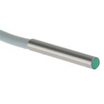 Pepperl + Fuchs Inductive Barrel-Style Proximity Sensor, 0.6 mm Detection, NPN Output, 10 → 30 V dc, IP67