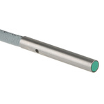 Pepperl + Fuchs Inductive Barrel-Style Proximity Sensor, 0.6 mm Detection, PNP Output, 10 → 30 V dc, IP67