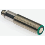 Pepperl + Fuchs Ultrasonic Barrel-Style Proximity Sensor, M18 x 1, 30 → 500 mm Detection, NPN Output, 10