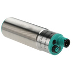 Pepperl + Fuchs Ultrasonic Barrel-Style Proximity Sensor, M30 x 1.5, 30 → 500 mm Detection, PNP Output, 10