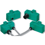 Pepperl & Fuchs Inductive Block-Style Proximity Sensor, 3 mm Detection, 6 → 60 V dc, IP67