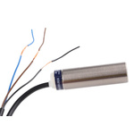 Telemecanique Sensors Inductive Barrel-Style Proximity Sensor, M18 x 1, 8 mm Detection, NPN Output, 12 → 48 V