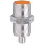 ifm electronic Inductive Barrel-Style Proximity Sensor, M30 x 1.5, 15 mm Detection, PNP Output, 10 → 36 V dc,