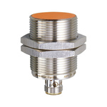 ifm electronic Inductive Barrel-Style Proximity Sensor, M30 x 1.5, 15 mm Detection, PNP Output, 10 → 36 V dc,
