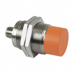 ifm electronic Inductive Barrel-Style Proximity Sensor, M30 x 1.5, 22 mm Detection, PNP Output, 10 → 36 V dc,