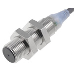 Omron Inductive Barrel-Style Proximity Sensor, M12 x 1, 4 mm Detection, PNP Output, 12 → 24 V dc, IP67