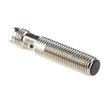 Omron Inductive Barrel-Style Proximity Sensor, M8 x 1, 2 mm Detection, PNP Output, 12 → 24 V dc, IP67