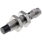 Omron Inductive Barrel-Style Proximity Sensor, M8 x 1, 4 mm Detection, NPN Output, 12 → 24 V dc, IP67