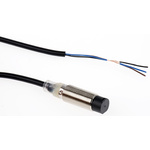 Omron Inductive Barrel-Style Proximity Sensor, M12 x 1, 8 mm Detection, PNP Output, 12 → 24 V dc, IP67