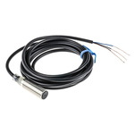 Omron Inductive Barrel-Style Proximity Sensor, M12 x 1, 4 mm Detection, PNP Output, 12 → 24 V dc, IP67