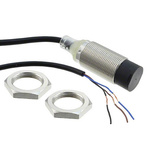 Omron Inductive Barrel-Style Proximity Sensor, M18 x 1, 16 mm Detection, NPN Output, 12 → 24 V dc, IP67