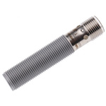 ifm electronic Inductive Barrel-Style Proximity Sensor, M12 x 1, 4 mm Detection, PNP Output, 10 → 36 V dc, IP67