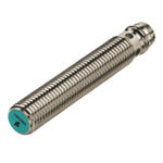 Pepperl + Fuchs Inductive Barrel-Style Proximity Sensor, M5 x 0.5, 0.8 mm Detection, PNP Output, 10 → 30 V dc,