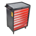 RS PRO 7 drawer Steel WheeledTool Chest, 975mm x 450mm x 710mm