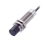 BALLUFF Capacitive Barrel-Style Proximity Sensor, M18 x 1, 12 mm Detection, PNP Output, 10 → 30 V dc, IP67